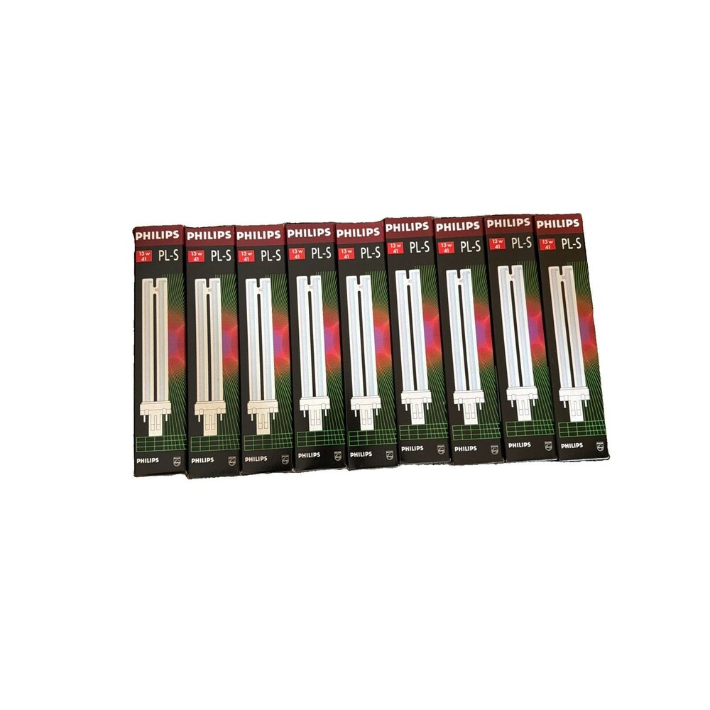Philips PL-S 13W 30 Fluorescent Twin Bulb Tube 2 Pin GX23 Base New